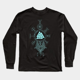 viking valknut symbol Long Sleeve T-Shirt